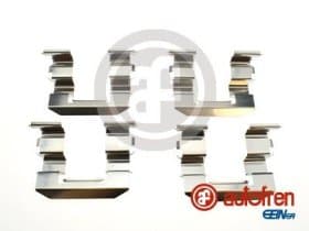 Комплектующие дисковых тормозных колодок Комплектующие дисковых тормозных колодок