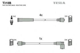 Комплект дротів запалювання