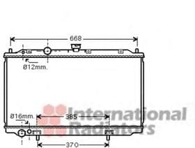 Радіатор охолодження двигуна