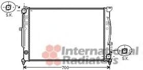Радіатор охолодження двигуна Радіатор охолодження двигуна