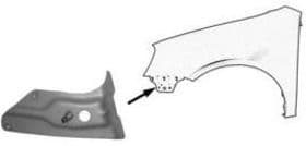 Передняя панель кузова Van Wezel 5894671