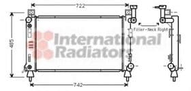 Радіатор охолодження двигуна Радіатор охолодження двигуна