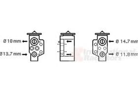 Расширительный клапан кондиционера