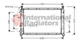 Радіатор охолодження двигуна