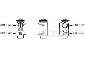 Расширительный клапан кондиционера