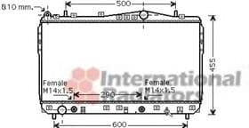 Радиатор охлаждения двигателя