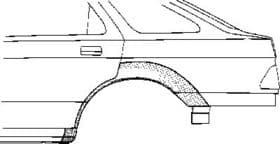 Крило заднє