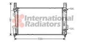 Радиатор охлаждения двигателя