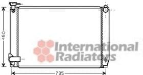 Радиатор охлаждения двигателя