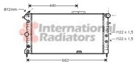Радиатор охлаждения двигателя