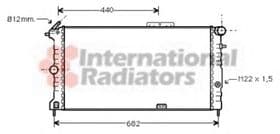 Радіатор охолодження двигуна
