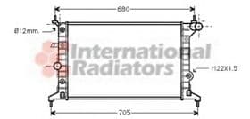 Радиатор охлаждения двигателя