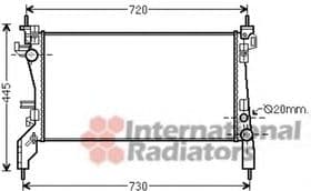 Радиатор охлаждения двигателя Радиатор охлаждения двигателя