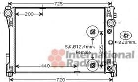Радіатор охолодження двигуна Радіатор охолодження двигуна