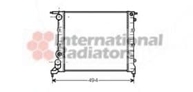 Радіатор охолодження двигуна