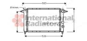 Радиатор охлаждения двигателя