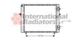 Радіатор охолодження двигуна