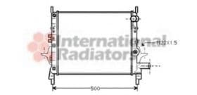Радіатор охолодження двигуна Радіатор охолодження двигуна
