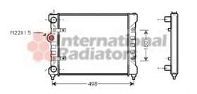 Радиатор охлаждения двигателя