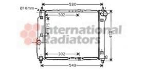 Радиатор охлаждения двигателя