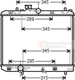 Радиатор охлаждения двигателя