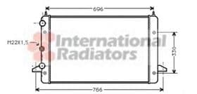 Радиатор охлаждения двигателя