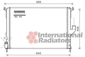 Радиатор охлаждения двигателя Радиатор охлаждения двигателя