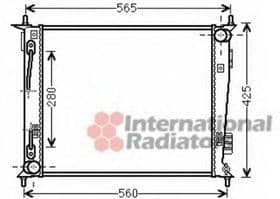 Радіатор охолодження двигуна