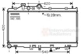 Радіатор охолодження двигуна
