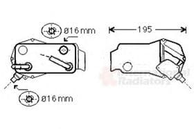 Радиатор КПП