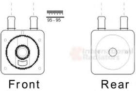 Масляный радиатор двигателя