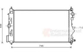 Радиатор охлаждения двигателя