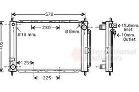 Радіатор охолодження двигуна