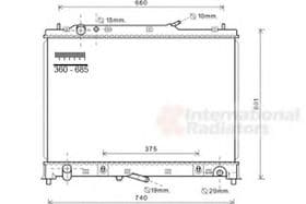Радиатор охлаждения двигателя