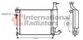 Радиатор охлаждения двигателя