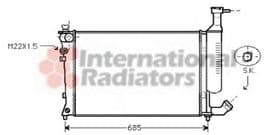 Радиатор охлаждения двигателя