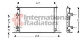 Радиатор охлаждения двигателя