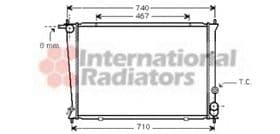 Радіатор охолодження двигуна Радіатор охолодження двигуна