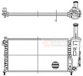 Радиатор охлаждения двигателя