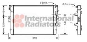 Радиатор охлаждения двигателя