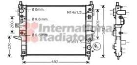 Радиатор охлаждения двигателя