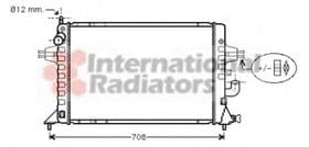 Радиатор охлаждения двигателя