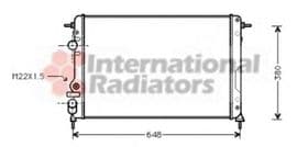 Радіатор охолодження двигуна