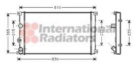 Радиатор охлаждения двигателя