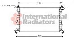 Радіатор охолодження двигуна