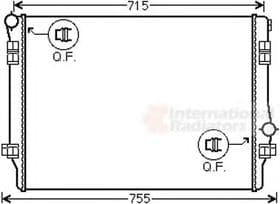 Радіатор охолодження двигуна Радіатор охолодження двигуна
