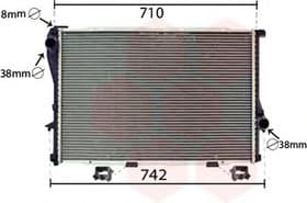 Радиатор охлаждения двигателя