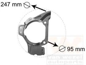 Кожух гальмівного диску