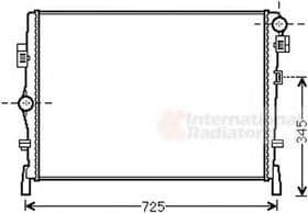 Радиатор охлаждения двигателя