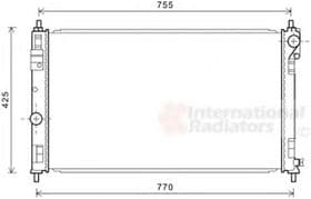 Радіатор охолодження двигуна